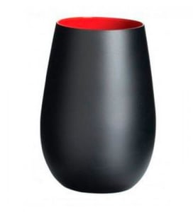 Стакан матовый-черный Stoelzle 3526112 серия Red&Black, фото №1, интернет-магазин пищевого оборудования Систем4