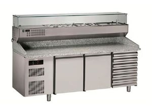 Холодильний стіл для піци - піцеола SAGI KBPZ203A, фото №1, інтернет-магазин харчового обладнання Систем4