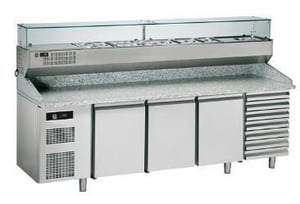 Холодильный стол для пиццы - пиццеола SAGI KBPZ253A, фото №1, интернет-магазин пищевого оборудования Систем4