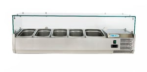 Витрина холодильная Forcold G-VRX1400-380, фото №1, интернет-магазин пищевого оборудования Систем4